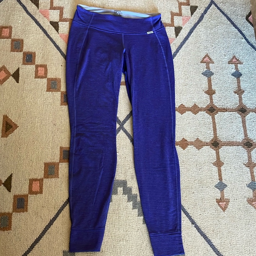 Patagonia polartec purple leggings